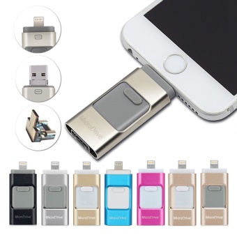 3 In 1 USB Flash Drive 64GB USB 3.0 Pen Drive Memory Stick StorageDevice U Disk For Iphone 5/6/6s/7/7s Android Mobile Phone +Free 2in 1 Phone Fan(rose Gold) - Intl July 2018 - 4 3 in 1 USB Flash Drive 64GB USB 3.0 Pen Drive Memory Stick StorageDevice U Disk For iphone 5/6/6s/7/7s Android Mobile Phone +Free 2in 1 phone fan(rose gold) - intl - 4