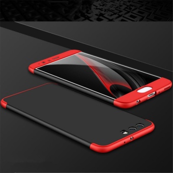 3 In1 Full Cover Case For Huawei P10 Black+Red - Intl April 2018 - 4 3 in1 Full Cover Case For Huawei P10 Black+Red - intl - 4