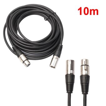 3 Pin XLR Microphone Cable Male To Female Balanced Patch Lead Mic (10m) - Intl July 2018 - 2 3 Pin XLR Microphone Cable Male To Female Balanced Patch Lead Mic (10m) - intl - 2