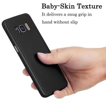 360 Degree All-around Full Body Slim Fit Lightweight Hard Protective Skin Case Cover For Samsung Galaxy S8 (Black) - Intl June 2018 - 2 360 Degree All-around Full Body Slim Fit Lightweight Hard Protective Skin Case Cover for Samsung Galaxy S8 (Black) - intl - 2