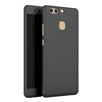 360 Full Body Coverage Protection Hard Slim Ultra-thin Hybrid Case Cover & Skin With Tempered Glass Screen Protector For Huawei P9 Lite (Black) - Intl June 2018 - 2 360 Full Body Coverage Protection Hard Slim Ultra-thin Hybrid Case Cover & Skin with Tempered Glass Screen Protector for Huawei P9 Lite (Black) - intl - 2