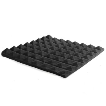 4pcs Acoustic Soundproof Foam Sound Stop Absorption Pyramid Recording Studio Foam Black - Intl June 2018 - 3 4pcs Acoustic Soundproof Foam Sound Stop Absorption Pyramid Recording Studio Foam Black - intl - 3