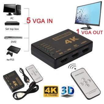 5-Port 4K HDMI Switch Selector +Remote* Connect 5 Devices To HDTV -intl June 2018 - 2 5-Port 4K HDMI Switch Selector +Remote* Connect 5 Devices to HDTV -intl - 2