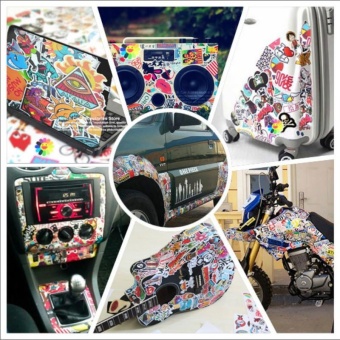 50 PCS Car Styling JDM Decal Stickers For Graffiti Car Covers Skateboard Snowboard Motorcycle Bike Laptop Sticker Accessories - Intl June 2018 - 2 50 PCS Car Styling JDM Decal Stickers for Graffiti Car Covers Skateboard Snowboard Motorcycle Bike Laptop Sticker Accessories - intl - 2