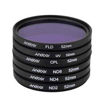 52mm UV+CPL+FLD+ND(ND2 ND4 ND8) Photography Filter Kit Set Ultraviolet Circular-Polarizing Fluorescent Neutral Density Filter For Nikon Canon Sony Pentax DSLRs (Intl) June 2018 - 3 52mm UV+CPL+FLD+ND(ND2 ND4 ND8) Photography Filter Kit Set Ultraviolet Circular-Polarizing Fluorescent Neutral Density Filter for Nikon Canon Sony Pentax DSLRs (Intl) - 3