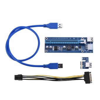 60cm PCI-E Express 1x To 16x 6 Pin Extension Cord Extender RiserGraphics Card Adapter - Intl June 2018 - 5 60cm PCI-E Express 1x to 16x 6 Pin Extension Cord Extender RiserGraphics Card Adapter - intl - 5