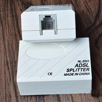 ADSL Splitter HL-2003 Telecom ADSL Voice Separator Telephonebroadband Splitter One Divides Into Two Boxes Computer Peripheralwith Free Diamond Finger Ring Mobile Phone (Color May Vary) June 2018 - 2 ADSL Splitter HL-2003 Telecom ADSL voice separator telephonebroadband splitter one divides into two boxes computer peripheralwith free Diamond Finger Ring Mobile Phone (Color May Vary) - 2