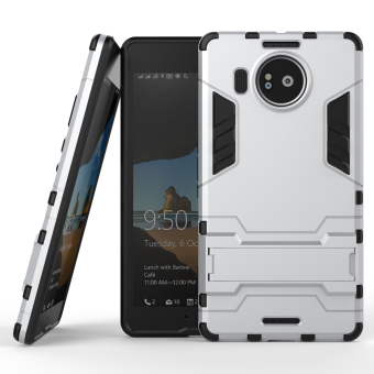 Airress TPU/PC 2in1 Armor Rugged Military Grade Phone Case ForMicrosoft Nokia Lumia 950 XL(Silver) June 2018 - 2 Airress TPU/PC 2in1 Armor Rugged Military Grade Phone Case forMicrosoft Nokia Lumia 950 XL(Silver) - 2