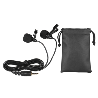 Andoer 150cm Cellphone Smartphone Mini Dual-Headed Omni-DirectionalMic Microphone With Collar Clip For IPad IPhone5 6s 6 PlusSmartphones - Intl June 2018 - 2 Andoer 150cm Cellphone Smartphone Mini Dual-Headed Omni-DirectionalMic Microphone with Collar Clip for iPad iPhone5 6s 6 PlusSmartphones - intl - 2