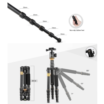 Andoer Digital Camera Camcorder Video Tripod Monopod Ball Head (Black) June 2018 - 5 Andoer Digital Camera Camcorder Video Tripod Monopod Ball Head (Black) - 5