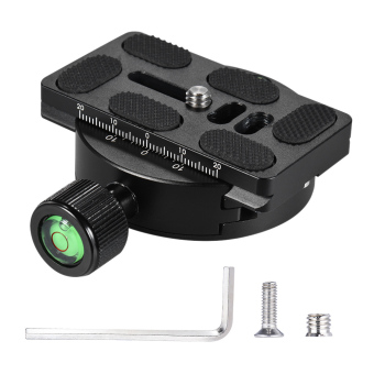 Andoer KZ-40 Universal Aluminum Alloy Tripod Head Disc Clamp Adapter W/ PU-70 Quick Release Plate Compatible For Arca Swiss April 2018 - 4 Andoer KZ-40 Universal Aluminum Alloy Tripod Head Disc Clamp Adapter w/ PU-70 Quick Release Plate Compatible for Arca Swiss - 4