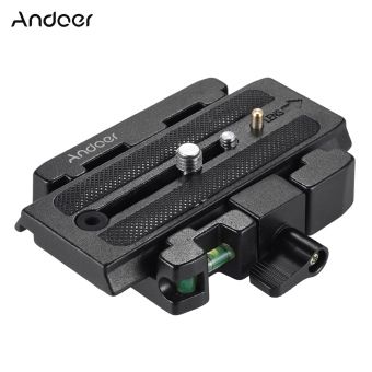 Andoer Video Camera Tripod Quick Release Clamp Adapter With QuickRelease Plate Compatible For Manfrotto 501 500AH 701HDV 503HDV Q5Head Outdoorfree - Intl June 2018 - 3 Andoer Video Camera Tripod Quick Release Clamp Adapter with QuickRelease Plate Compatible for Manfrotto 501 500AH 701HDV 503HDV Q5Head Outdoorfree - intl - 3