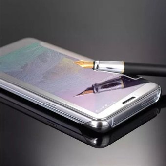 Asuwish For Samsung Note 4 Flip Case Clear View Electroplating Hard Mirror Cover Phone Cases For Samsung Galaxy Note 4 Note4 N910 N910F - Intl April 2018 - 4 Asuwish for Samsung Note 4 Flip Case Clear View Electroplating Hard Mirror Cover Phone Cases for Samsung Galaxy Note 4 Note4 N910 N910F - intl - 4