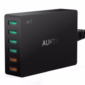 Aukey 6-Port Charging Station With Quick Charge 3.0 - Black June 2018 - 2 Aukey 6-Port Charging Station with Quick Charge 3.0 - Black - 2