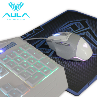 AULA OFFICIAL 2016S Backlit Gaming Mouse And Keyboard Combo(White) June 2018 - 4 AULA OFFICIAL 2016S Backlit Gaming Mouse and Keyboard Combo(White) - 4
