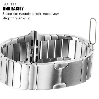 Band For Apple Watch Series 3 Series 1 Series 2 42mm Stainless Steel Strap June 2018 - 4 Band for Apple Watch Series 3 Series 1 Series 2 42mm Stainless Steel Strap - 4