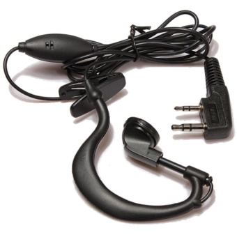 Baofeng Walkie Talkie Clip-Ear Earpiece Earphone With Mic ForInterphones Set Of 2 June 2018 - 2 Baofeng Walkie Talkie Clip-Ear Earpiece Earphone with Mic forInterphones Set of 2 - 2