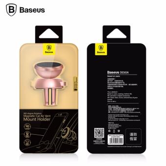 Baseus 360 Degree Rotation Magnetic Car Air Vent Mount Holder(Gold) June 2018 - 3 Baseus 360 Degree Rotation Magnetic Car Air Vent Mount Holder(Gold) - 3