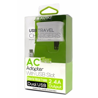 Bavin 2.4A Dual USB Fast Charger High Efficiency Quick ChargingTravel Adapter For Android June 2018 - 4 Bavin 2.4A Dual USB Fast Charger High Efficiency Quick ChargingTravel Adapter for Android - 4