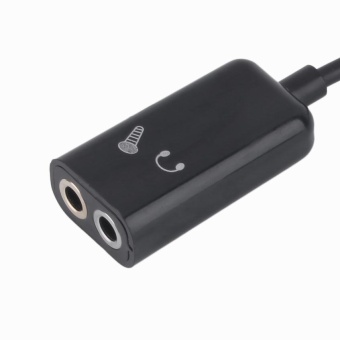 Beau 3.5Mm Jack Headphone Microphone Stereo Audio Splitter Adapter Cable Black Black - Intl June 2018 - 5 Beau 3.5Mm Jack Headphone Microphone Stereo Audio Splitter Adapter Cable Black Black - intl - 5