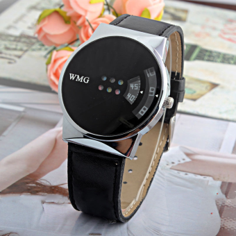 Black Fashion Vintage Men's Leather Strap Movable Digital Analog Wrist Watch Sport June 2018 - 3 Black Fashion Vintage Men's Leather Strap Movable Digital Analog Wrist Watch Sport - 3