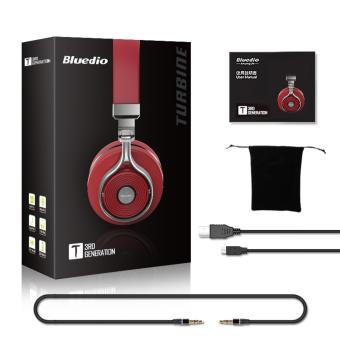 Bluedio T3 (Turbine 3rd) Extra Bass Wireless Bluetooth 4.1 Stereo Headphones(Red) June 2018 - 5 Bluedio T3 (Turbine 3rd) Extra Bass Wireless Bluetooth 4.1 Stereo Headphones(Red) - 5
