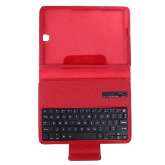 Bluetooth Keyboard Leather Case + Stand For Samsung Galaxy Tab S2T810/Tab(Red) - Intl June 2018 - 5 Bluetooth Keyboard Leather Case + Stand for Samsung Galaxy Tab S2T810/Tab(Red) - intl - 5