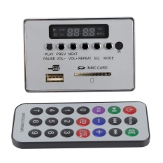 Bluetooth MP3 Decoder Board Audio Module USB SD TF FM Radio (Silver) - intl