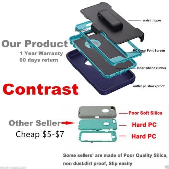(BOX Belt Clip Fits Otter) Defender Heavy Duty Case Cover For AppleIPhone 6 Plus / IPhone 6s Plus - Intl June 2018 - 3 (BOX Belt Clip Fits Otter) Defender Heavy Duty Case Cover For AppleIPhone 6 plus / IPhone 6s plus - intl - 3
