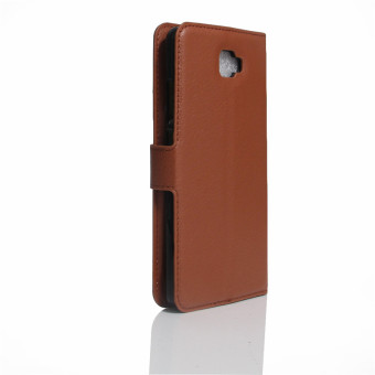 BYT Leather Flip Cover Case For Samsung Galaxy J5 Prime (Brown) June 2018 - 3 BYT Leather Flip Cover Case for Samsung Galaxy J5 Prime (Brown) - 3