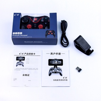 C6 Android IOS King Glory Wireless Bluetooth Mobile GameHandle(Black) - Intl June 2018 - 3 C6 Android IOS King Glory Wireless Bluetooth Mobile GameHandle(Black) - intl - 3