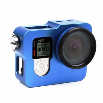 Camera Accessories Housing Case Aluminum Alloy Protective Cage WithFixed Frame CNC UV Filter Lens Cap For Go Pro HERO 4 3+3 June 2018 - 2 Camera Accessories Housing Case Aluminum Alloy Protective Cage WithFixed Frame CNC UV Filter Lens Cap For Go Pro HERO 4 3+3 - 2