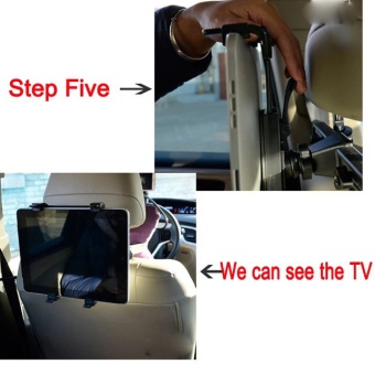 Car Back Seat Headrest Mount Holder For IPad 2 3/4 Air 5 Air 6 Ipad Mini 1/2/3 AIR Tablet SAMSUNG Tablet PC Stands - Intl June 2018 - 4 Car Back Seat Headrest Mount Holder for IPad 2 3/4 Air 5 Air 6 Ipad Mini 1/2/3 AIR Tablet SAMSUNG Tablet PC Stands - intl - 4