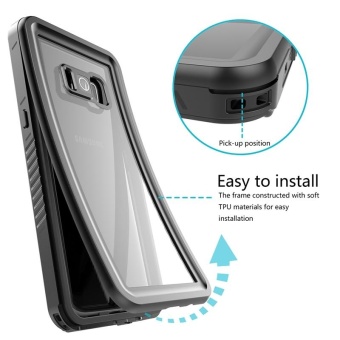 Case For Samsung Galaxy S8 Plus Ultra Slim 360 Degree Waterproof Dustproof Case (Black) - Intl June 2018 - 5 Case for Samsung Galaxy S8 Plus Ultra Slim 360 Degree Waterproof Dustproof Case (Black) - intl - 5