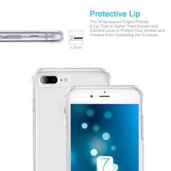 CHOETECH Acrylic & Soft TPU Case Clear Hard Back Cover ForiPhone 7 Plus (Clear) June 2018 - 3 CHOETECH Acrylic & Soft TPU Case Clear Hard Back Cover foriPhone 7 Plus (Clear) - 3