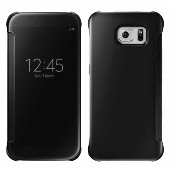 Clear Flip View Cover For Samsung Galaxy S7 Edge (Black) June 2018 - 5 Clear Flip View Cover for Samsung Galaxy S7 Edge (Black) - 5