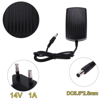 DC14V 1A Adapter AC 100V-240V To DC 14V Converter Power SupplyAdapter 5.5*2.5mm(Black)-EU - Intl June 2018 - 5 DC14V 1A Adapter AC 100V-240V to DC 14V Converter Power SupplyAdapter 5.5*2.5mm(Black)-EU - intl - 5