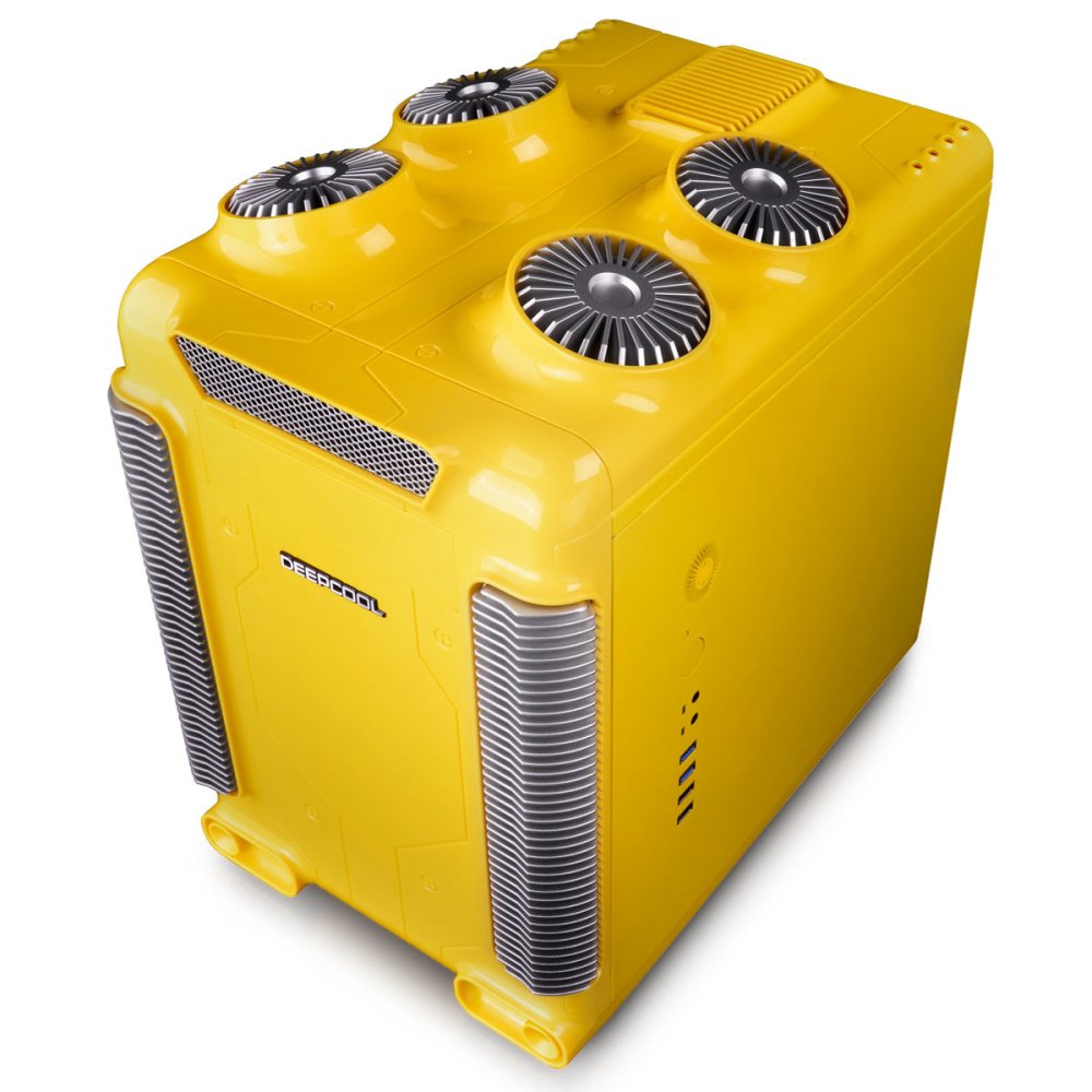 deepcool steam castle fashion design gaming chasis (yellow deepcool steam castle fashion design gaming chasis (yellow