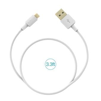 Dodocool 3.3ft / 1m TPE Tangle-Free Reversible USB 2.0 A ToReversible Micro USB B Male Cable Charge Sync Cord With Gold-PlatedConnectors For Micro-USB Devices White - Intl June 2018 - 3 dodocool 3.3ft / 1m TPE Tangle-Free Reversible USB 2.0 A toReversible Micro USB B Male Cable Charge Sync Cord with Gold-PlatedConnectors for Micro-USB Devices White - intl - 3