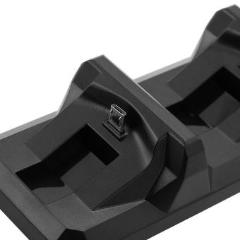 Dual USB Fast Charging Dock Stand Station Charger For PlayStation 4 PS4 Black June 2018 - 4 Dual USB Fast Charging Dock Stand Station Charger for PlayStation 4 PS4 Black - 4