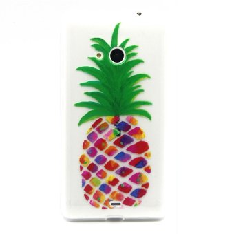 Embossed TPU Shell Case For Microsoft Lumia 535 / 535 Dual SIM -Colorful Pineapple June 2018 - 4 Embossed TPU Shell Case for Microsoft Lumia 535 / 535 Dual SIM -Colorful Pineapple - 4