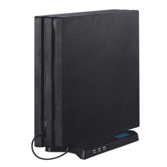 ERA Vertical Stand Type Game Disc Storage Holder USB Charging StandFor PS4 PRO Black - Intl June 2018 - 4 ERA Vertical Stand Type Game Disc Storage Holder USB Charging StandFor PS4 PRO black - intl - 4