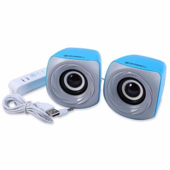 EZEEY T11 Portable Mini USB 3.5mm Powered Speaker(Blue-Gray) June 2018 - 3 EZEEY T11 Portable Mini USB 3.5mm Powered Speaker(Blue-Gray) - 3