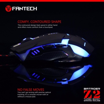 Fantech 3200DPI Breathe Light Optical Mouse Z-2 (BLACK) June 2018 - 2 Fantech 3200DPI Breathe Light Optical Mouse Z-2 (BLACK) - 2