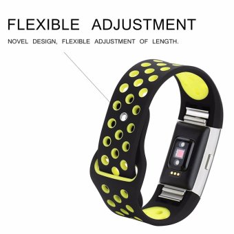 Fitbit Charge 2 Band, Hanlesi Silica Gel Soft Silicone AdjustableFashion Replacement Sport Strap Bands For Fitbit Charge2 SmartwatchFitness Wristband - Intl June 2018 - 4 Fitbit Charge 2 Band, Hanlesi Silica gel Soft Silicone AdjustableFashion Replacement Sport Strap Bands for Fitbit Charge2 SmartwatchFitness Wristband - intl - 4