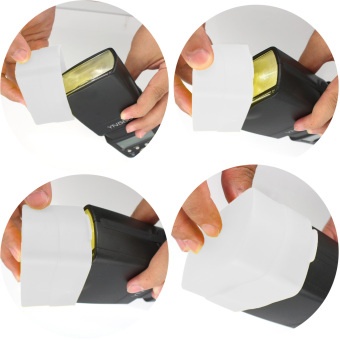 Flash Bounce Diffuser Soft Cover For YONGNUO YN560 III YN560 II YN565 EX White June 2018 - 2 Flash Bounce Diffuser Soft Cover for YONGNUO YN560 III YN560 II YN565 EX White - 2