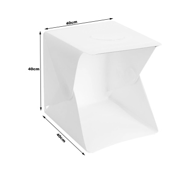 Folding Photo Studio Shooting Tent With LED Light Room Photo Studio Photography Lighting Tent Backdrop Cube Box Mini Stand Portable June 2018 - 3 Folding Photo studio Shooting Tent with LED Light Room Photo Studio Photography Lighting Tent Backdrop Cube Box Mini Stand Portable - 3