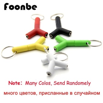 FOONBE Y Type 3.5mm Headphone Male To Dual Female Audio CablesHeadphone Splitter Adapter Plug Stereo Earphone Splitters - Intl June 2018 - 2 FOONBE Y Type 3.5mm Headphone Male To Dual Female Audio CablesHeadphone Splitter Adapter Plug Stereo Earphone Splitters - intl - 2