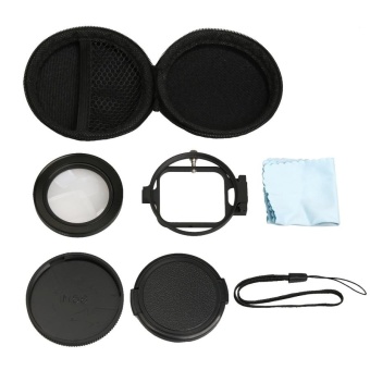 For GoPro HERO5 Sport Action Camera Professional 58mm 16X MacroLens Close-up Filter With Lens Base And Adapter Ring And LensProtective Cap And Anti-lost Hand Strap And Cleaning Cloth - Intl June 2018 - 5 For GoPro HERO5 Sport Action Camera Professional 58mm 16X MacroLens Close-up Filter With Lens Base and Adapter Ring and LensProtective Cap and Anti-lost Hand Strap and Cleaning Cloth - intl - 5