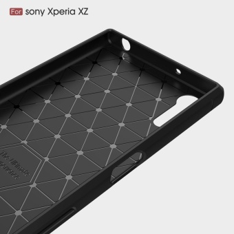 For Sony Xperia XZ Carbon Fiber Brushed Texture Slim TPU Back Case (Black) - Intl June 2018 - 2 For Sony Xperia XZ Carbon Fiber Brushed Texture Slim TPU Back Case (Black) - intl - 2